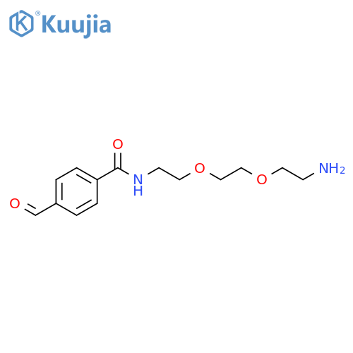 Ald-Ph-PEG2-amine TFA salt structure