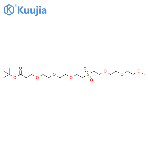 m-PEG3-Sulfone-PEG3-t-butyl ester structure