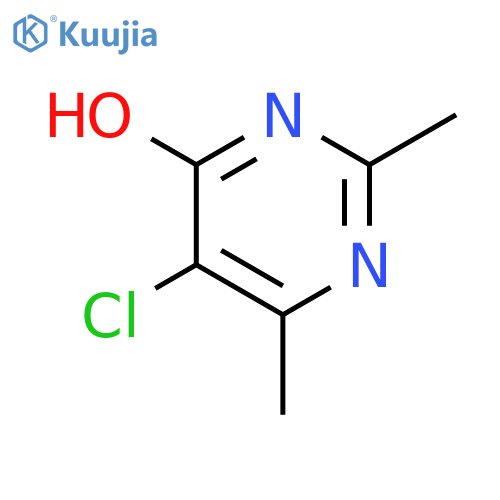 5-Chloro-2,6-dimethylpyrimidin-4-ol structure