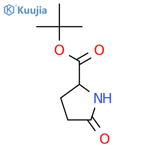 tert-butyl (2R)-5-oxopyrrolidine-2-carboxylate structure