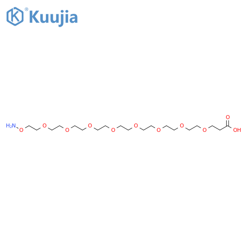 Aminooxy-PEG8-acid structure