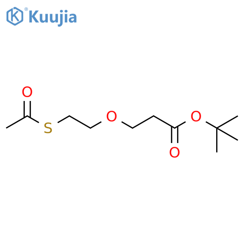 AcS-PEG1-t-butyl ester structure