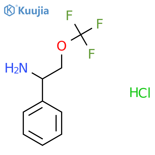 1-Phenyl-2-(trifluoromethoxy)ethanamine hydrochloride structure