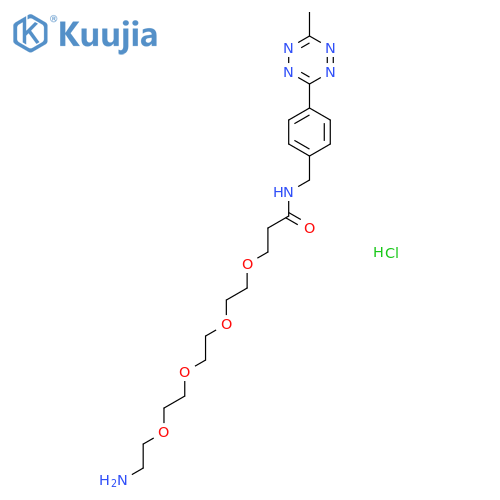 Me-Tet-PEG4-NH2 structure