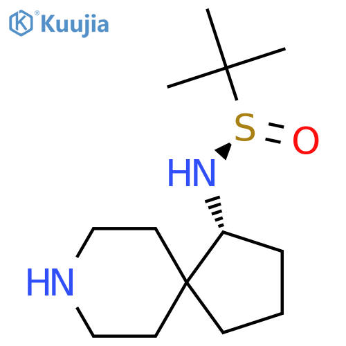 (R)-N-[(4R)-8-Azaspiro[4.5]decan-4-YL]-2-methyl-propane-2-sulfinamide structure