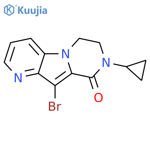10-Bromo-8-cyclopropyl-7,8-dihydropyrido[2′,3′:4,5]pyrrolo[1,2-a]pyrazin-9(6H)-one structure