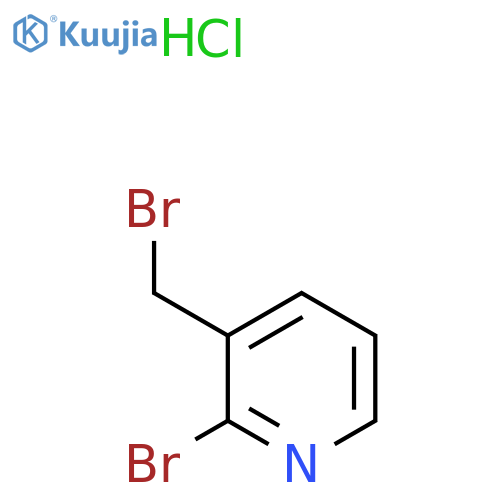 2-Bromo-3-(bromomethyl)pyridine hydrochloride structure