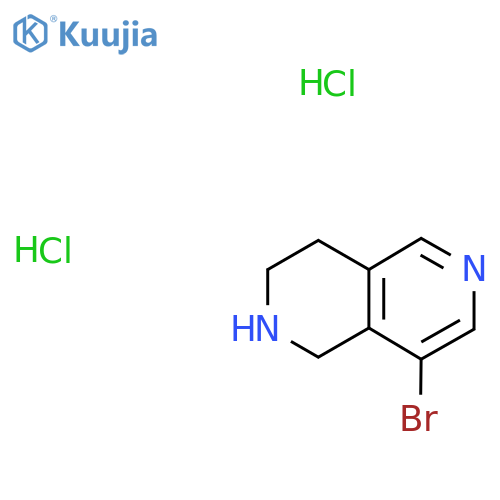 8-Bromo-1,2,3,4-tetrahydro-2,6-naphthyridine dihydrochloride structure