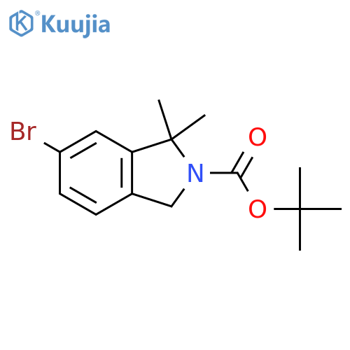 Tert-butyl 6-bromo-1,1-dimethyl-2,3-dihydro-1H-isoindole-2-carboxylate structure