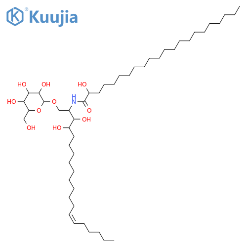 2-Amino-14-eicosene-1,3,4-triol; (2S,3S,4R,14Z)-form, N-(2R-Hydroxydocosanoyl), 1-O-β-D-glucopyranoside structure
