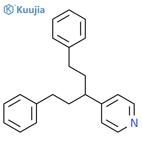 Pyridine,4-[3-phenyl-1-(2-phenylethyl)propyl]- structure