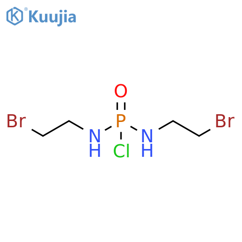 Phosphorodiamidic chloride, N,N'-bis(2-bromoethyl)- structure