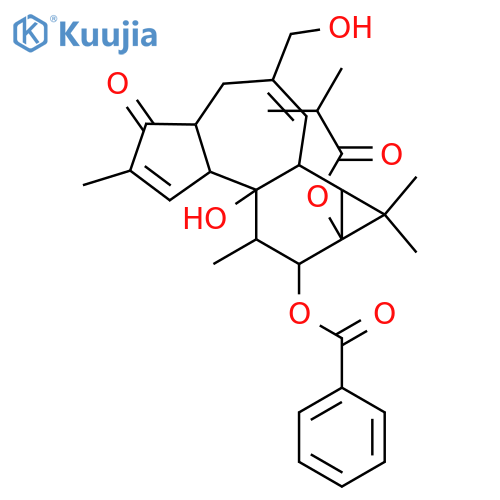 9,12,13,20-Tetrahydroxy-1,6-tigliadien-3-one; (4β,9α,12β,13α)-form, 12-Benzoyl, 13-O-(2-methylpropanoyl) structure