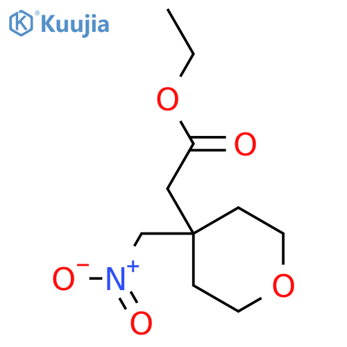 Ethyl 2-(4-(Nitromethyl)Tetrahydro-2h-Pyran-4-Yl)Acetate structure