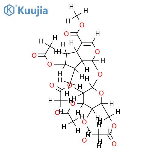 2',3',4',6',7-penta-O-acetylloganin structure