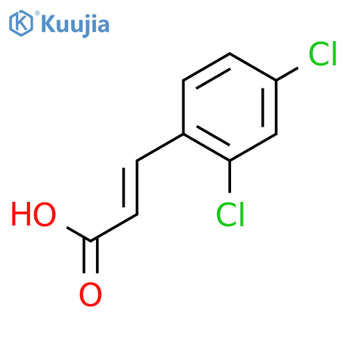 2,4-Dichlorocinnamic acid structure