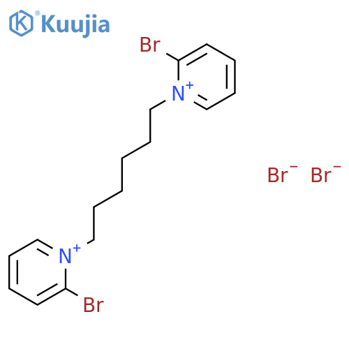 Pyridinium, 1,1'-(1,6-hexanediyl)bis[2-bromo-, dibromide structure