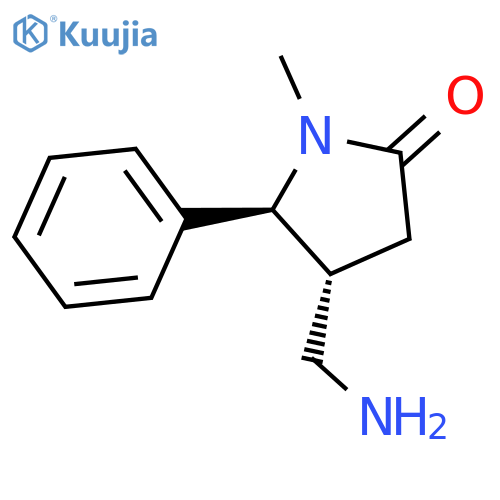 rac-(4R,5S)-4-(aminomethyl)-1-methyl-5-phenylpyrrolidin-2-one, trans structure