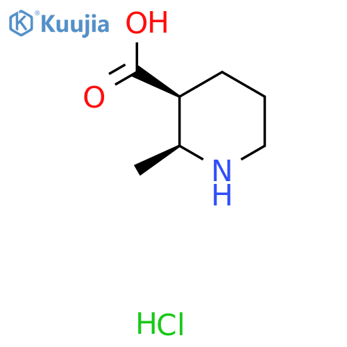 2S,3S-2-Methyl-piperidine-3-carboxylic acid hydrochloride structure