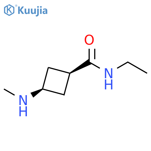 (1s,3s)-N-ethyl-3-(methylamino)cyclobutane-1-carboxamide structure