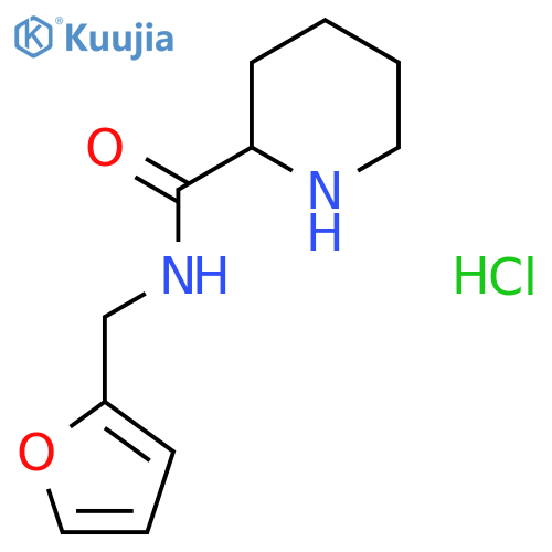 N-(2-Furylmethyl)-2-piperidinecarboxamide hydrochloride structure