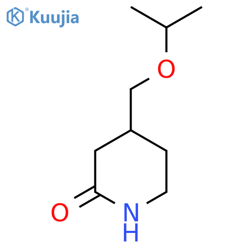 4-(propan-2-yloxy)methylpiperidin-2-one structure