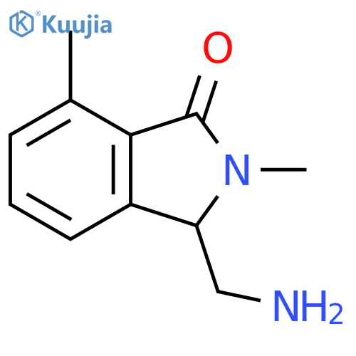 3-(Aminomethyl)-2,7-dimethyl-2,3-dihydro-1H-isoindol-1-one structure