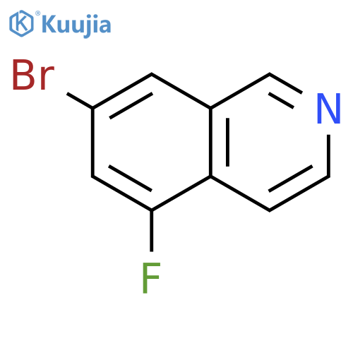 7-bromo-5-fluoro-isoquinoline structure