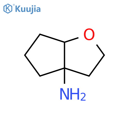 hexahydro-2H-cyclopentabfuran-3a-amine structure