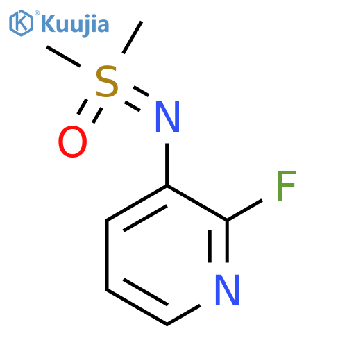 (2-fluoropyridin-3-yl)iminodimethyl-lambda6-sulfanone structure