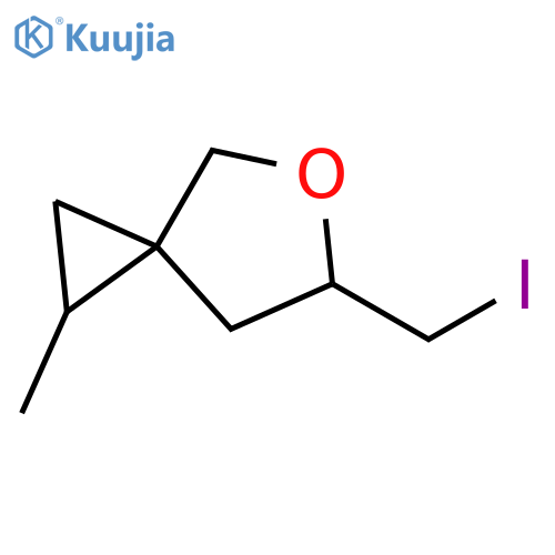 6-(Iodomethyl)-2-methyl-5-oxaspiro[2.4]heptane structure