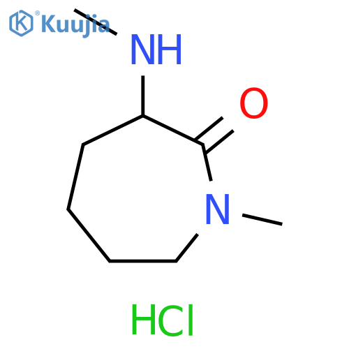 1-Methyl-3-(methylamino)-2-azepanone Hydrochloride structure