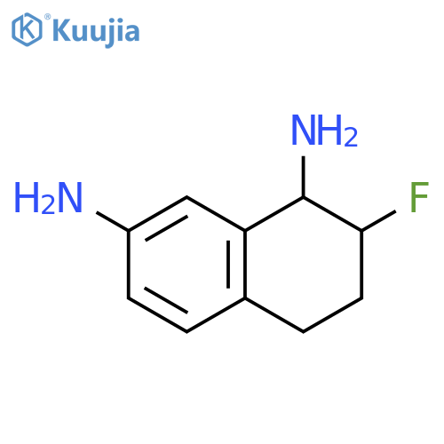 2-fluoro-1,2,3,4-tetrahydronaphthalene-1,7-diamine structure