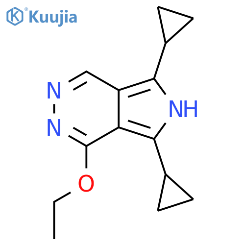 5,7-dicyclopropyl-1-ethoxy-6H-pyrrolo3,4-dpyridazine structure