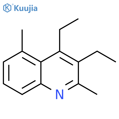 3,4-Diethyl-2,5-dimethylquinoline structure