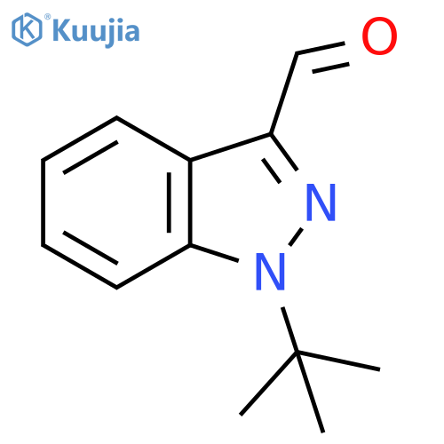 1-tert-butyl-1H-indazole-3-carbaldehyde structure
