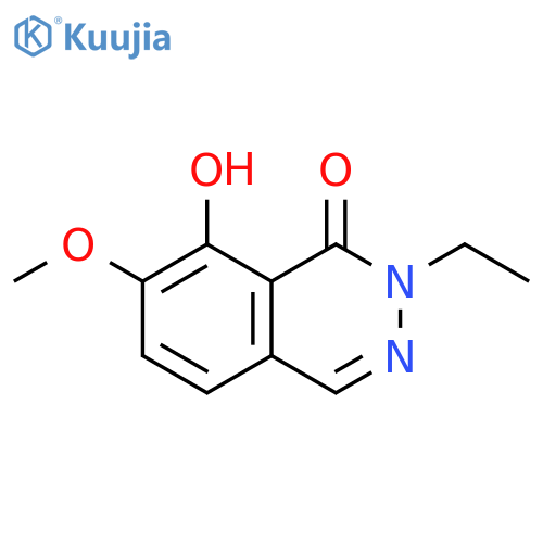 2-ethyl-8-hydroxy-7-methoxy-1,2-dihydrophthalazin-1-one structure