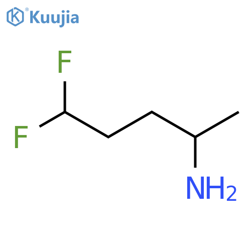 2-Pentanamine, 5,5-difluoro- structure