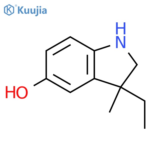 3-ethyl-3-methyl-2,3-dihydro-1H-indol-5-ol structure