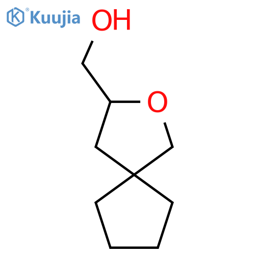 {2-oxaspiro4.4nonan-3-yl}methanol structure