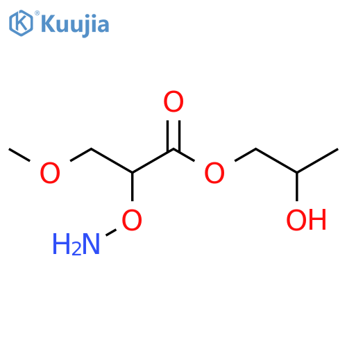 2-hydroxypropyl 2-(aminooxy)-3-methoxypropanoate structure