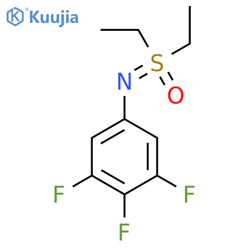 diethyl(3,4,5-trifluorophenyl)imino-lambda6-sulfanone structure