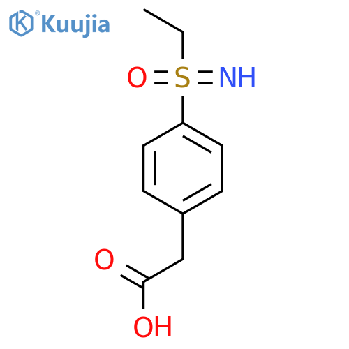 2-{4-[Ethyl(imino)oxo-lambda6-sulfanyl]phenyl}acetic acid structure