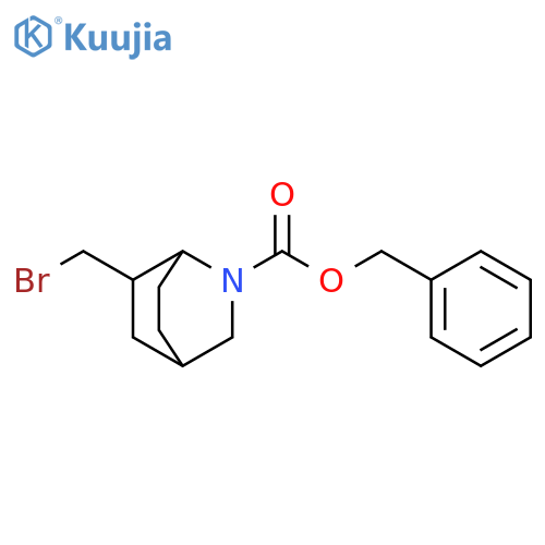 benzyl 6-(bromomethyl)-2-azabicyclo2.2.2octane-2-carboxylate structure