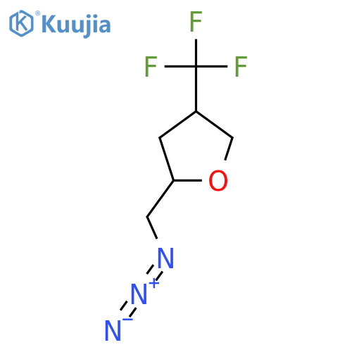 2-(Azidomethyl)-4-(trifluoromethyl)oxolane structure