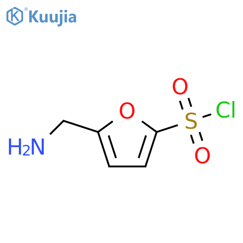 5-(aminomethyl)furan-2-sulfonyl chloride structure