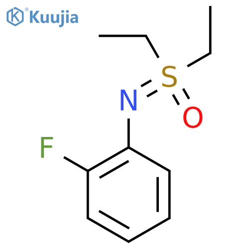 Diethyl-(2-fluorophenyl)imino-oxo-lambda6-sulfane structure