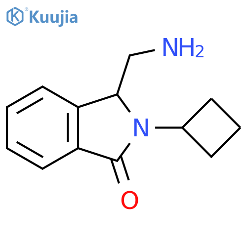 3-(aminomethyl)-2-cyclobutyl-2,3-dihydro-1H-isoindol-1-one structure