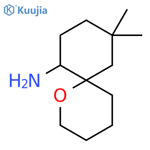10,10-dimethyl-1-oxaspiro5.5undecan-7-amine structure
