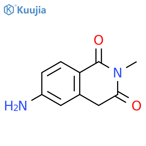 6-amino-2-methyl-1,2,3,4-tetrahydroisoquinoline-1,3-dione structure